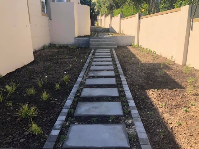 The Malan Home garden, designed with Aleit Swanepoel